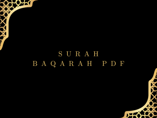 Surah Baqarah PDF Download for Free in Arabic Language