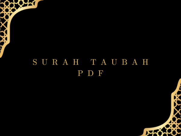 Surah Taubah PDF Download for Free in Arabic Language