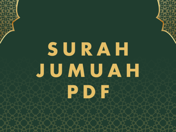 Surah Jumuah PDF Download in Arabic Translation