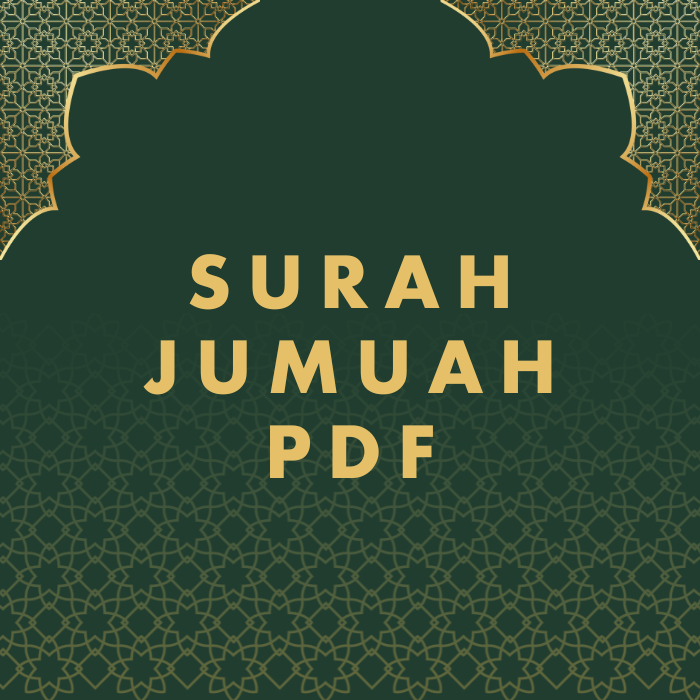 Surah Jumuah PDF Download in Arabic Translation