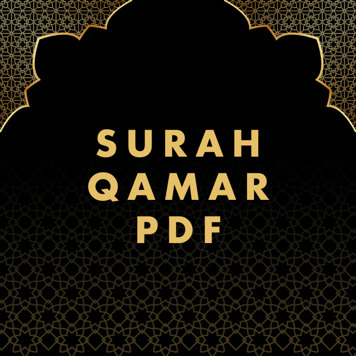 Surah Qamar PDF Download in Arabic Translation