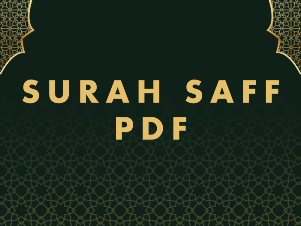 Surah Saff PDF Download in Arabic Translation