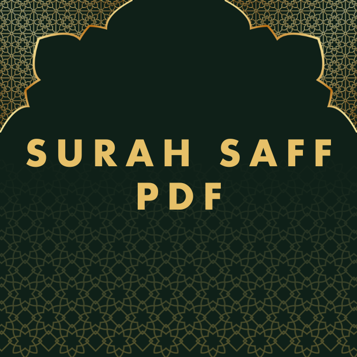 Surah Saff PDF Download in Arabic Translation