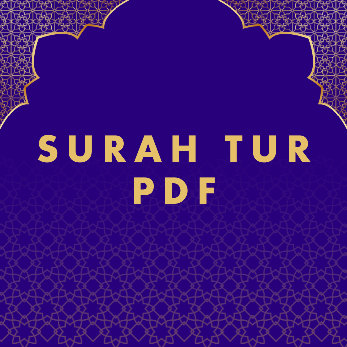 Surah Tur PDF Download in Arabic Translation