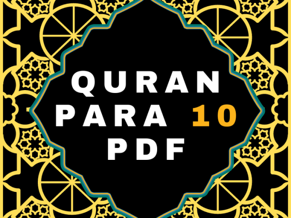 Quran Para 10 PDF in Arabic Language Download