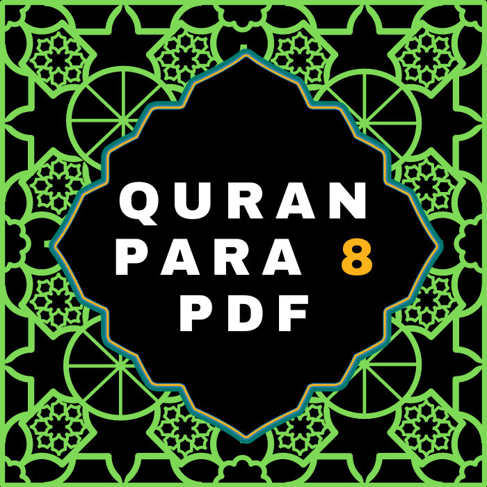 Quran Para 8 PDF in Arabic Language Download