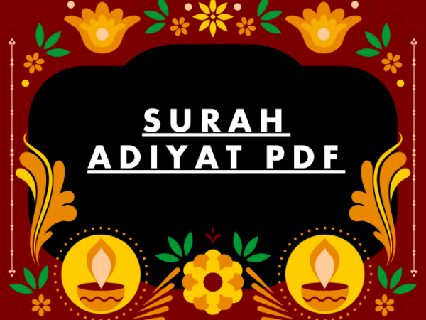 Surah Adiyat PDF Download in Arabic Translation