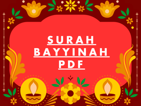 Surah Bayyinah PDF Download in Arabic Translation