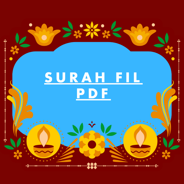 Surah Fil PDF Download in Arabic Translation