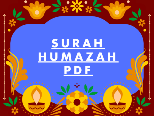 Surah Humazah PDF Download in Arabic Translation