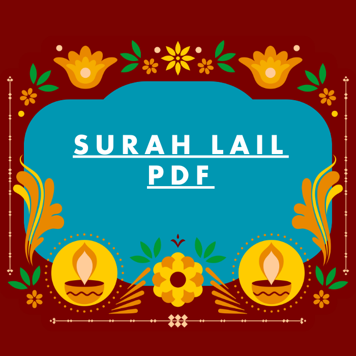 Surah Lail PDF Download in Arabic Translation