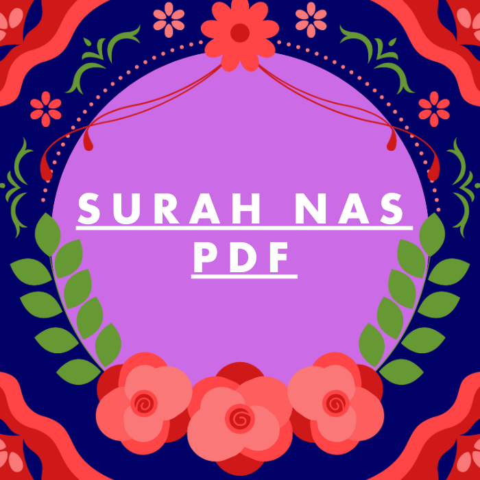 Surah Nas PDF Download in Arabic Translation