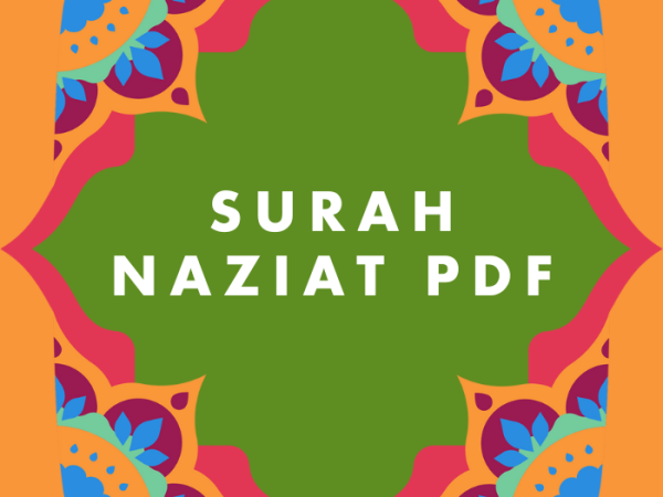 Surah Naziat PDF Download in Arabic Translation