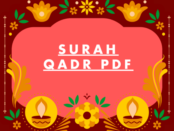 Surah Qadr PDF Download in Arabic Translation