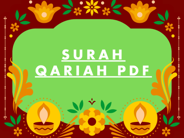 Surah Qariah PDF Download in Arabic Translation