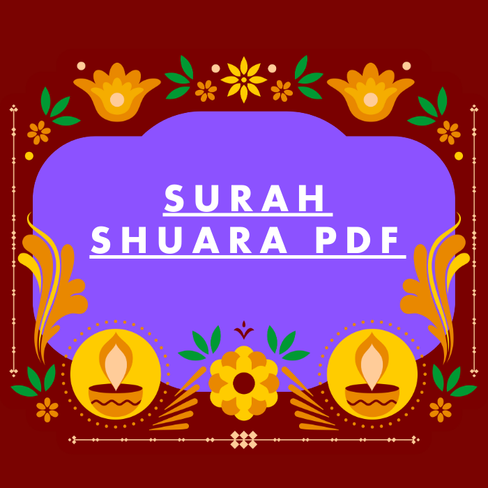 Surah Shuara PDF Download in Arabic Translation