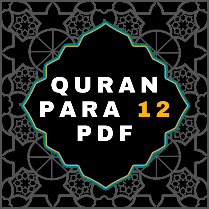 Quran Para 12 PDF in Arabic Language Download