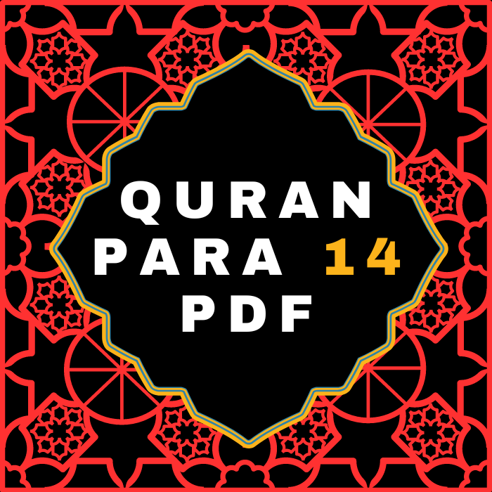 Quran Para 14 PDF in Arabic Language Download