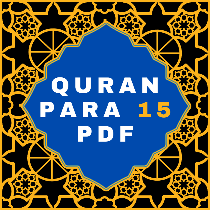 Quran Para 15 PDF in Arabic Language Download