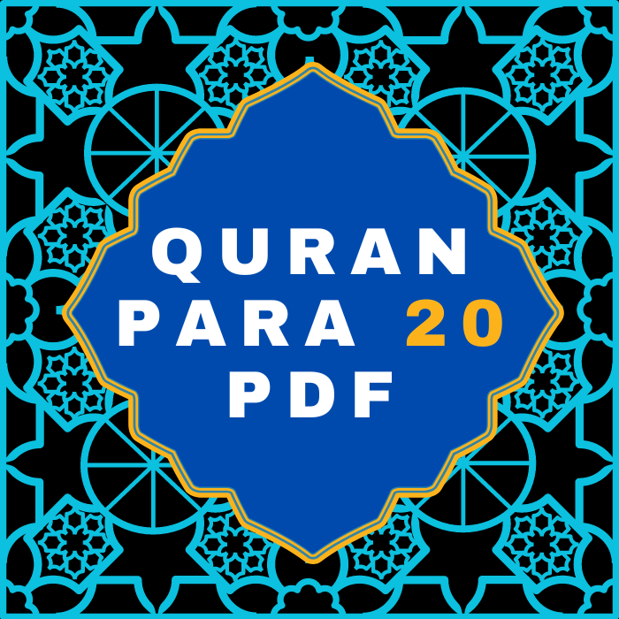 Quran Para 20 PDF in Arabic Language Download