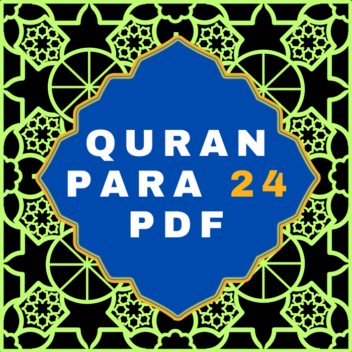 Quran Para 24 PDF in Arabic Language Download