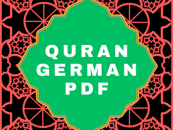 Quran in German Translation PDF Download