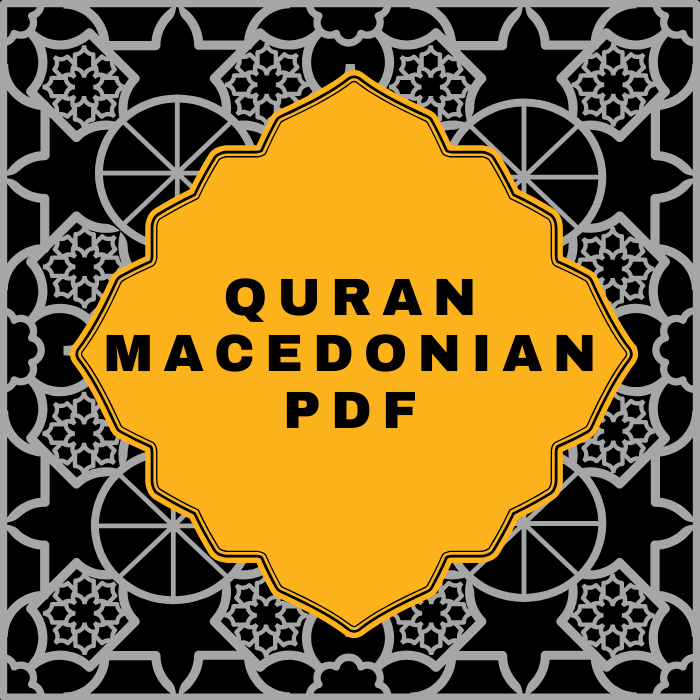 Quran in Macedonian Translation PDF Download