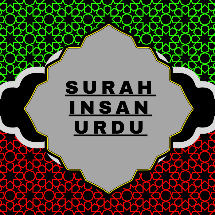 Surah Insan Urdu PDF Translation Download