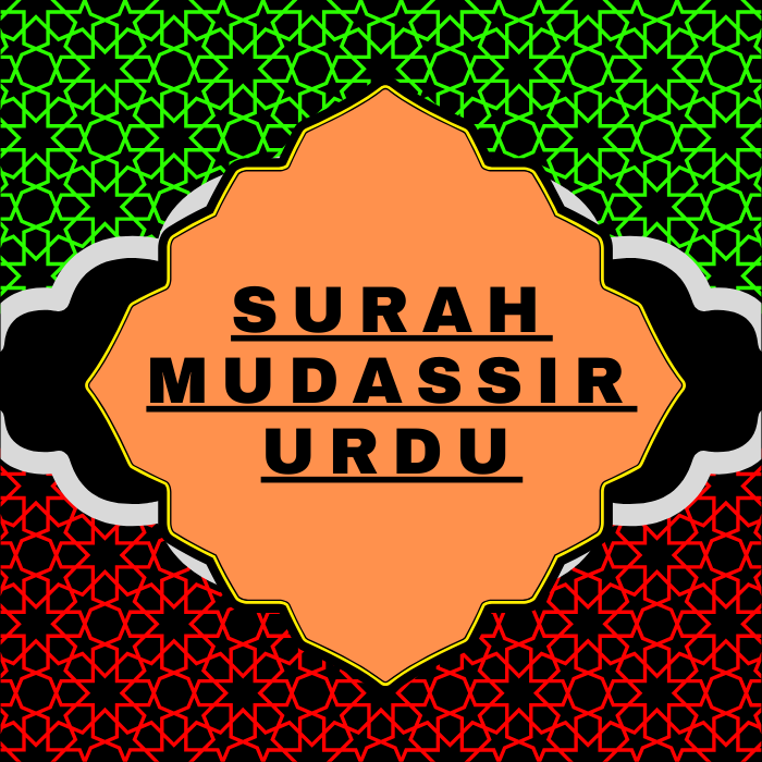 Surah Mudassir Urdu PDF Translation Download